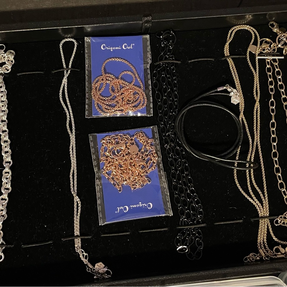 Origami Owl Silver and Gold Jewelry Collection